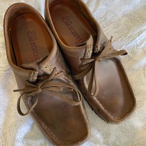 Clarks Wallabee, Beeswax Leather size 8